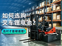 如何选购叉车锂电池？选对才是硬道理！